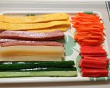 キンパ (韓国のり巻き) 韓国家庭料理作り方9写真