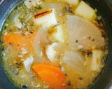 血液サラサラ*焼きネギとさば缶の味噌汁作り方6写真