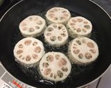 フライパンで☆レンコンのはさみ揚げ作り方5写真