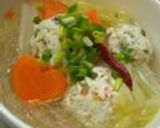 ふわっふわ♪鶏団子のスープ作り方5写真