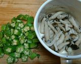 オクラと山芋のねばねばサラダ作り方1写真
