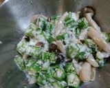 オクラと山芋のねばねばサラダ作り方2写真