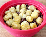 レンジで簡単2合炊き！赤飯栗おこわ作り方4写真