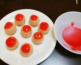 舟和のあんこ玉でハロウィン目玉☆作り方6写真
