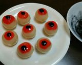 舟和のあんこ玉でハロウィン目玉☆作り方11写真