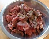 完熟トマトと牛肉の洋風炊き込みごはん作り方2写真