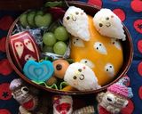 【簡単】キャラ弁 花柄 薄焼き卵作り方18写真