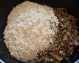 完熟トマトと牛肉の洋風炊き込みごはん作り方5写真