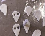 簡単】キャラ弁 おばけチップ ハロウィン作り方3写真