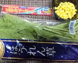 簡単【ほうれん草とソーセージの中華和え】作り方1写真