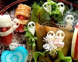 簡単】キャラ弁 おばけチップ ハロウィン作り方8写真
