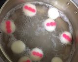 白玉団子(アンパンマン)作り方3写真