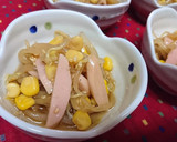 簡単【ほうれん草とソーセージの中華和え】作り方10写真