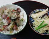 無油エビそば（血管ダイエット1166）作り方3写真