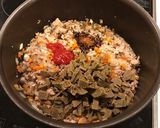 ルーでキーマカレー、HBでふわふわナン！作り方13写真