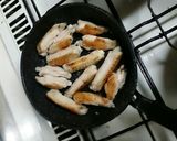 手羽中のにんにく醤油　簡単作り方2写真