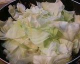 豚キャベツごま味噌炒め。作り方4写真
