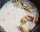 濃厚クリームソースとスパムのパスタ作り方7写真