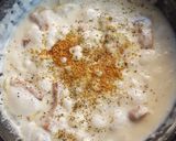 濃厚クリームソースとスパムのパスタ作り方8写真