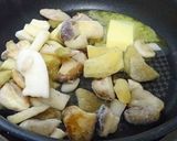 きのこと栗のオイスター炒め作り方1写真