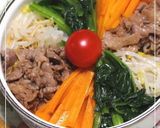 彩りキレイなビビンバ弁当作り方9写真
