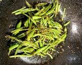 空芯菜の茎でシャキッときんぴら作り方4写真