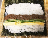 ワザあり！甘辛そぼろとたまごの巻き寿司♪作り方7写真