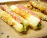 竹輪の天ぷら　inしし唐とウインナー作り方7写真