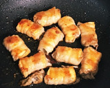 厚揚げの肉巻き☆焼肉のタレ☆お弁当に簡単作り方4写真