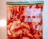冷凍つくり置き　お弁当用　豚肉の味噌漬け作り方4写真