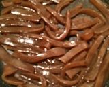 ガッテン裏技使用こんにゃくきんぴら作り方4写真
