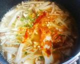 とろ～りあんかけ　熱々　辛ラーメン作り方4写真
