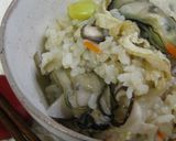牡蠣の炊き込みごはん作り方6写真