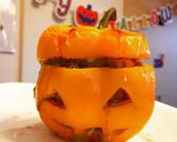 ハロウィンにピッタリ!パプリカの肉詰め!作り方8写真