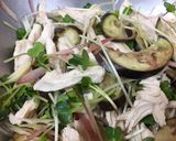 ☆簡単☆鶏肉とナスの香味野菜和え作り方5写真