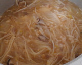 えのきとエリンギもやしの味噌中華スープ❀作り方3写真