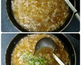 かぼちゃの煮物☆豚肉玉ねぎエノキあんかけ作り方6写真
