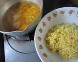 コーンチーズ辛ラーメン作り方2写真