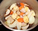 簡単！びっ栗♪　栗と鶏肉の煮物作り方4写真
