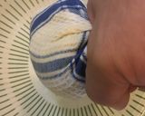 パクチーとトマトのサラダ乗せの焼き餃子作り方6写真