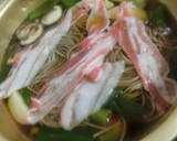 お蕎麦しゃぶしゃぶ　具だくさん　関西風作り方10写真