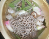 お蕎麦しゃぶしゃぶ　具だくさん　関西風作り方11写真