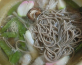 お蕎麦しゃぶしゃぶ　具だくさん　関西風作り方12写真