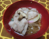 お蕎麦しゃぶしゃぶ　具だくさん　関西風作り方13写真