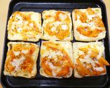 あと一品！ケチャマヨかにかま★油揚げピザ作り方7写真