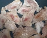 ぷりっぷり蒟蒻とカブ豚肉の煮物作り方4写真