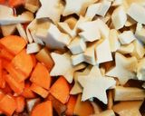 簡単かわいいお星さま♪高野豆腐の煮物作り方6写真