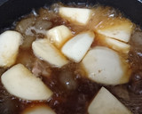 ぷりっぷり蒟蒻とカブ豚肉の煮物作り方6写真