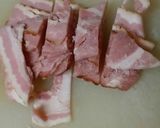 キャベツとベーコンのさっと煮作り方1写真