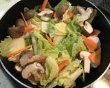 辛ラーメンでホカホカ鍋作り方1写真